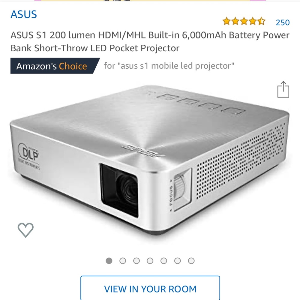 ASUS S1 mobile projector